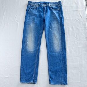G-Star Raw 3301 Men’s Straight Jeans 30x34 Blue Distressed CNR17574A